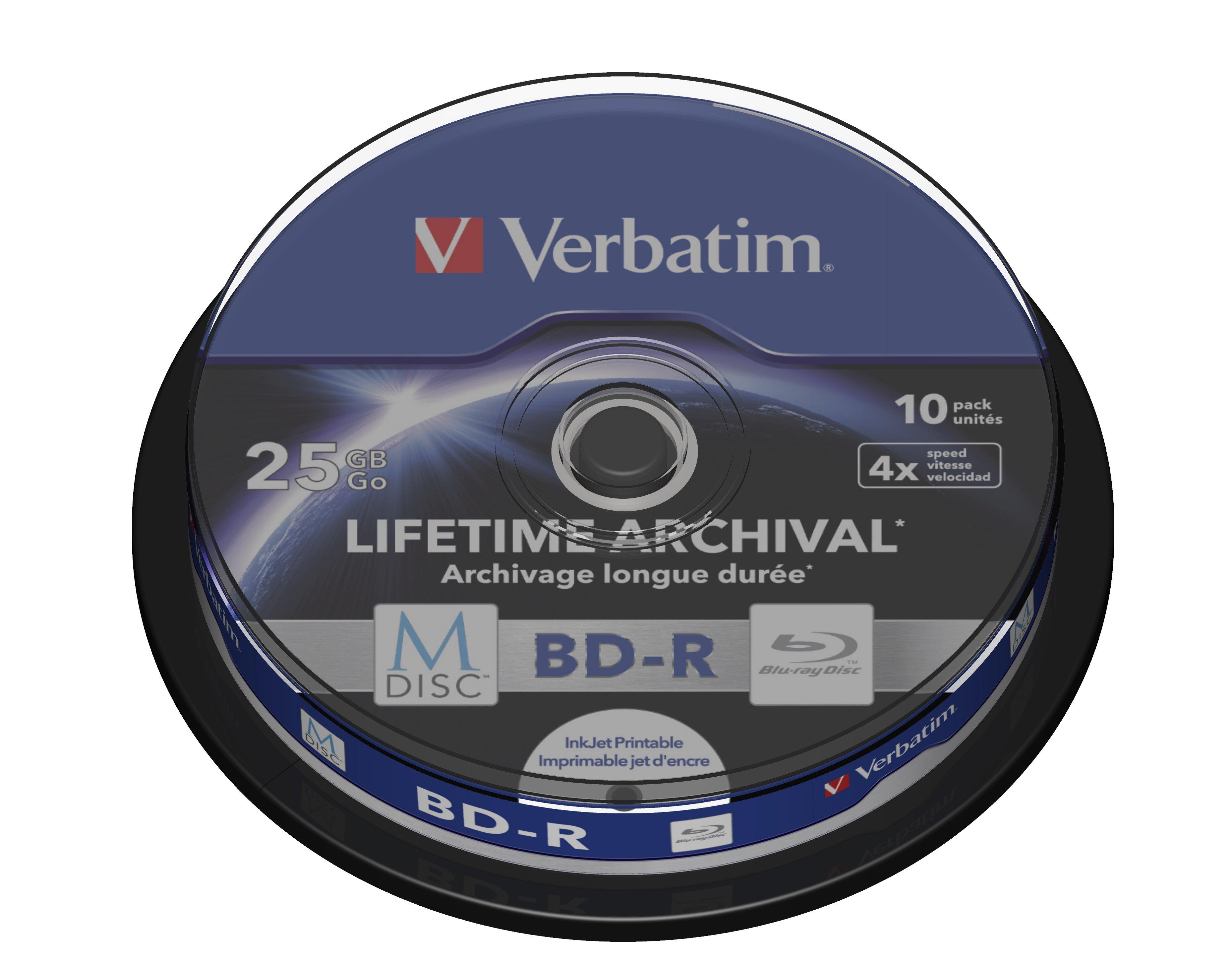 Verbatim  Verbatim M-Disc 4x BD-R 25 GB 10 pz 