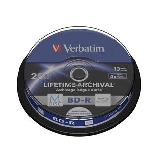 Verbatim  Verbatim M-Disc 4x BD-R 25 GB 10 pz 