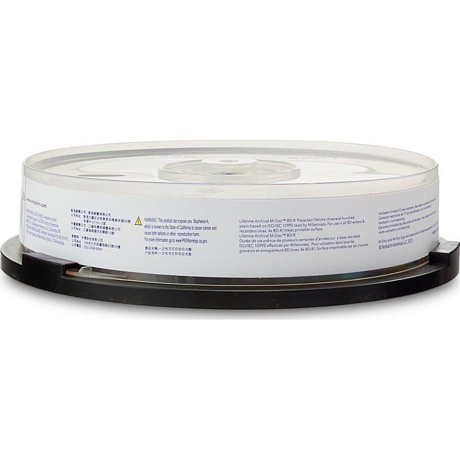 Verbatim  Verbatim M-Disc 4x BD-R 25 GB 10 pz 
