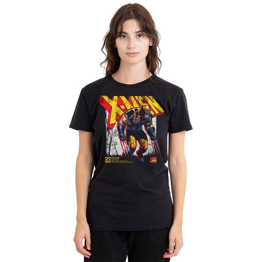MARVEL T-Shirt X-Men Wolverine Stampa Grafica  