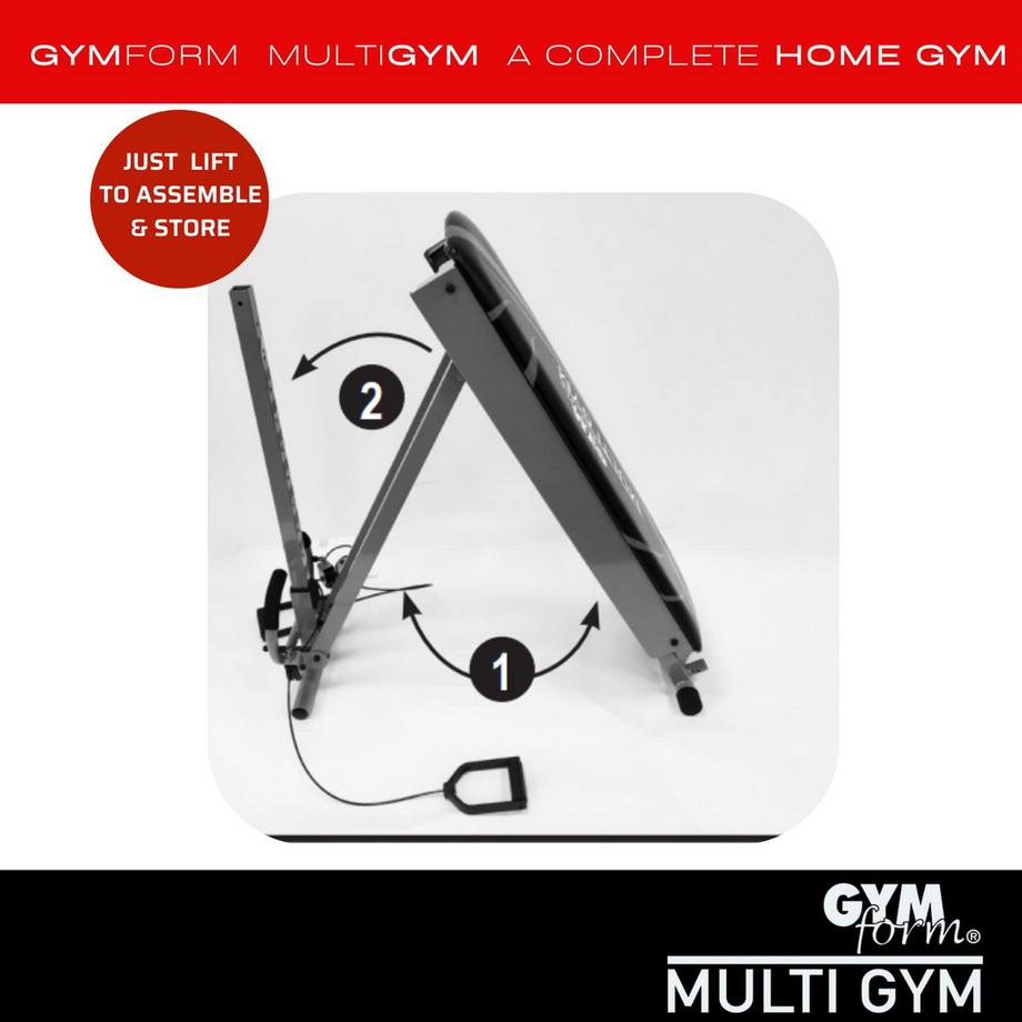 GYMFORM  MultiGym-Komplettes Fitnessgerät 