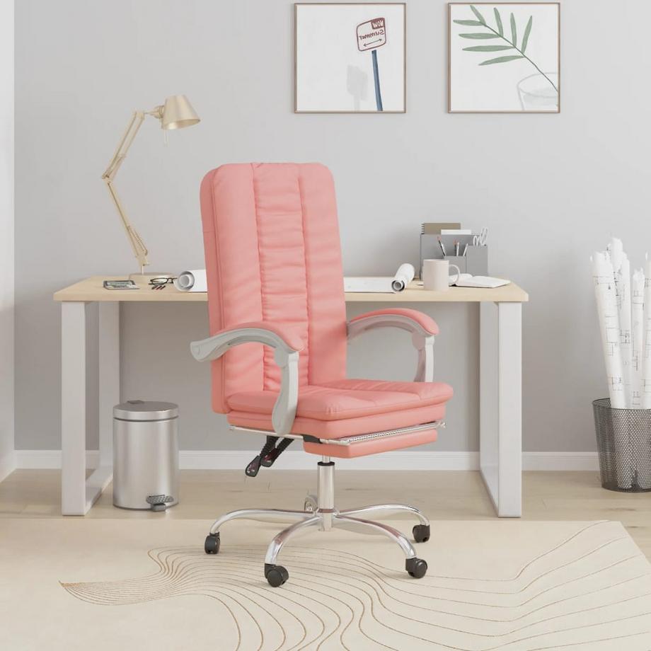 VidaXL Chaise de bureau cuir artificiel  