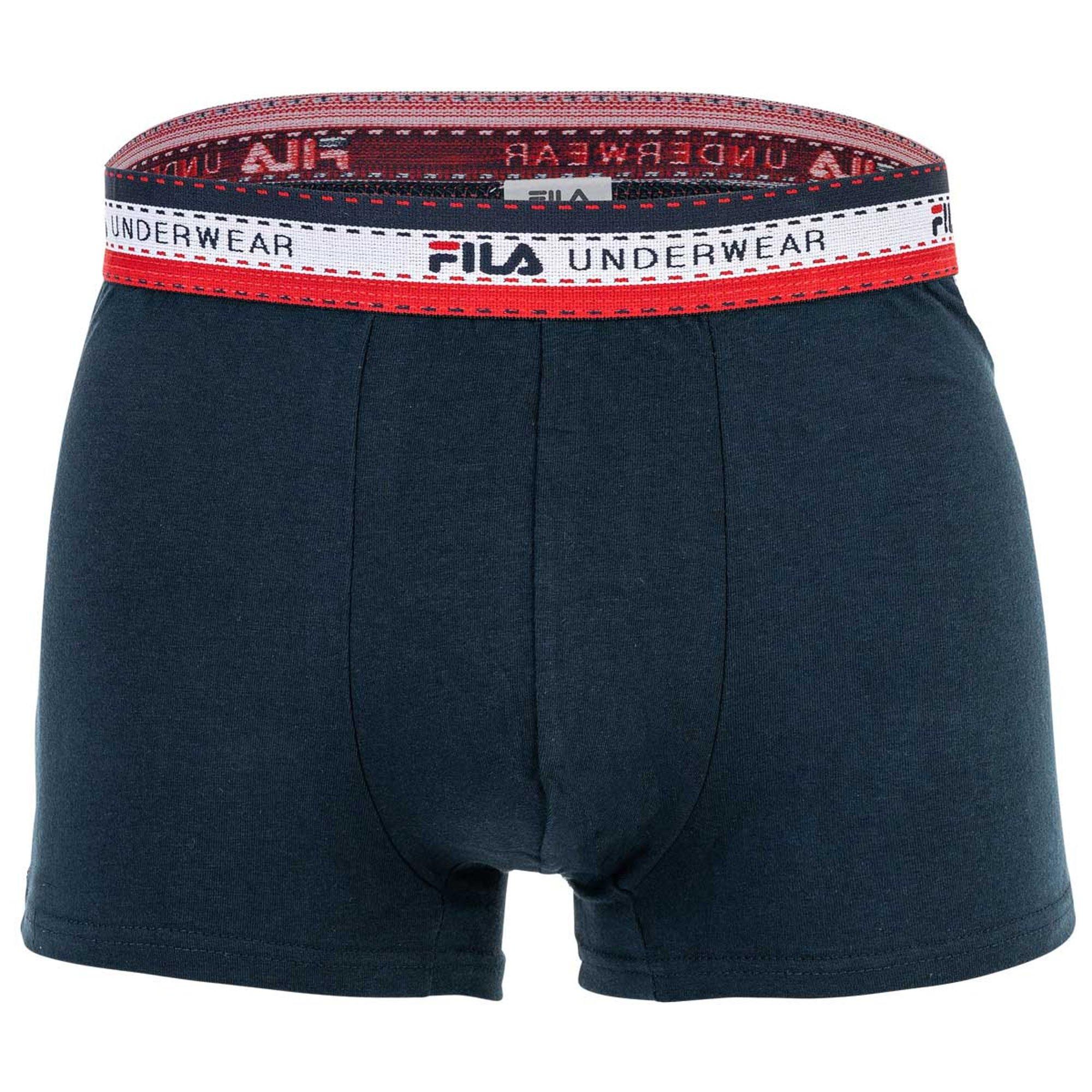FILA Boxer Casual Stretch Confezione da 4  