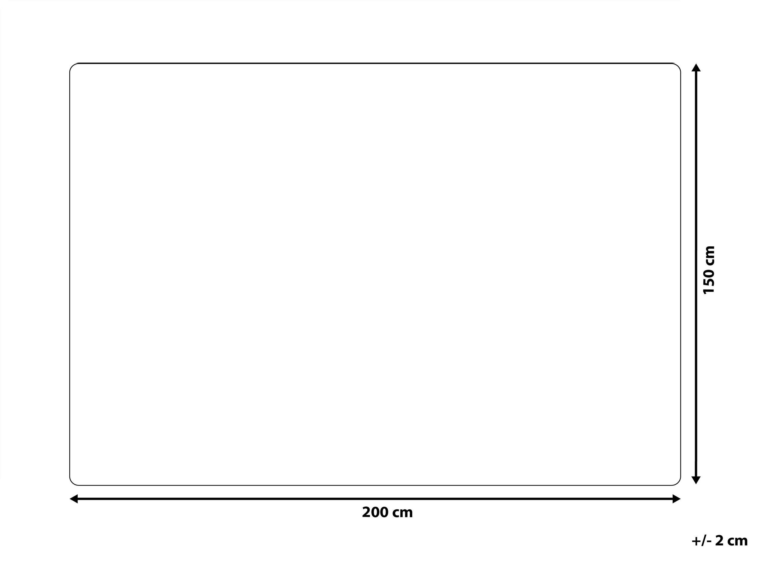 Beliani Coperta Morbida Moderna in Poliestere  