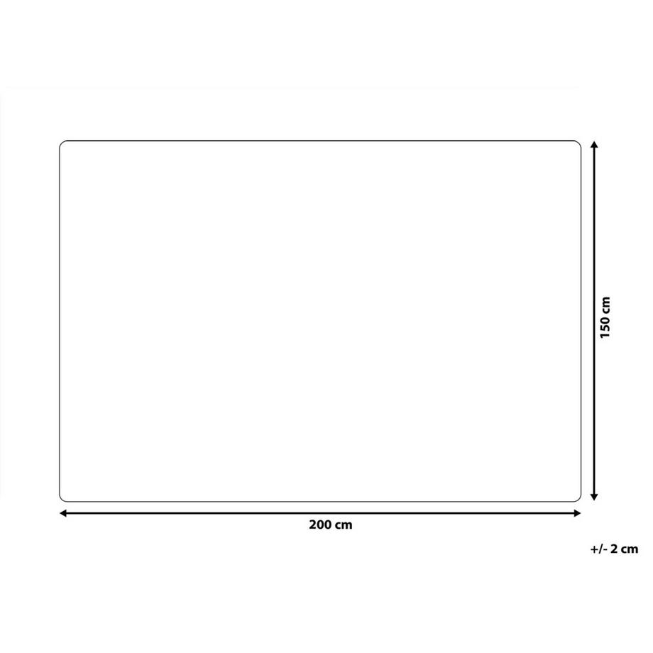 Beliani Moderne Polyester Kuscheldecke  