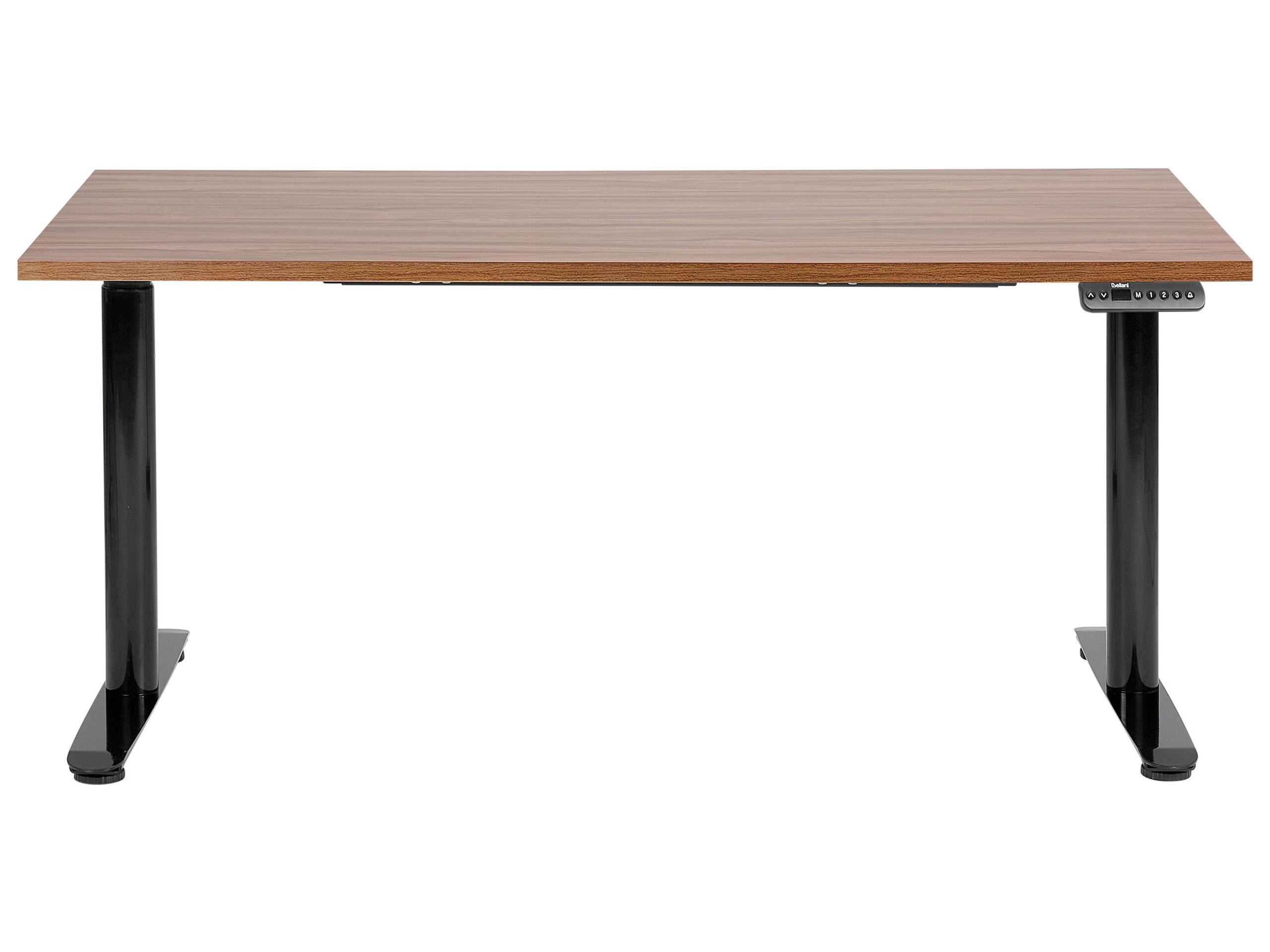 Beliani Schreibtisch elektrisch höhenverstellbar aus Faserplatte Modern DESTINAS  