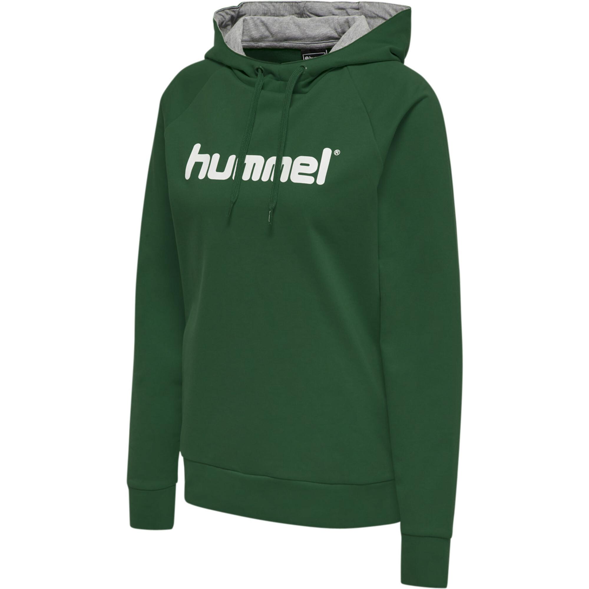 Hummel  sweatshirt à capuche huel cotton logo 