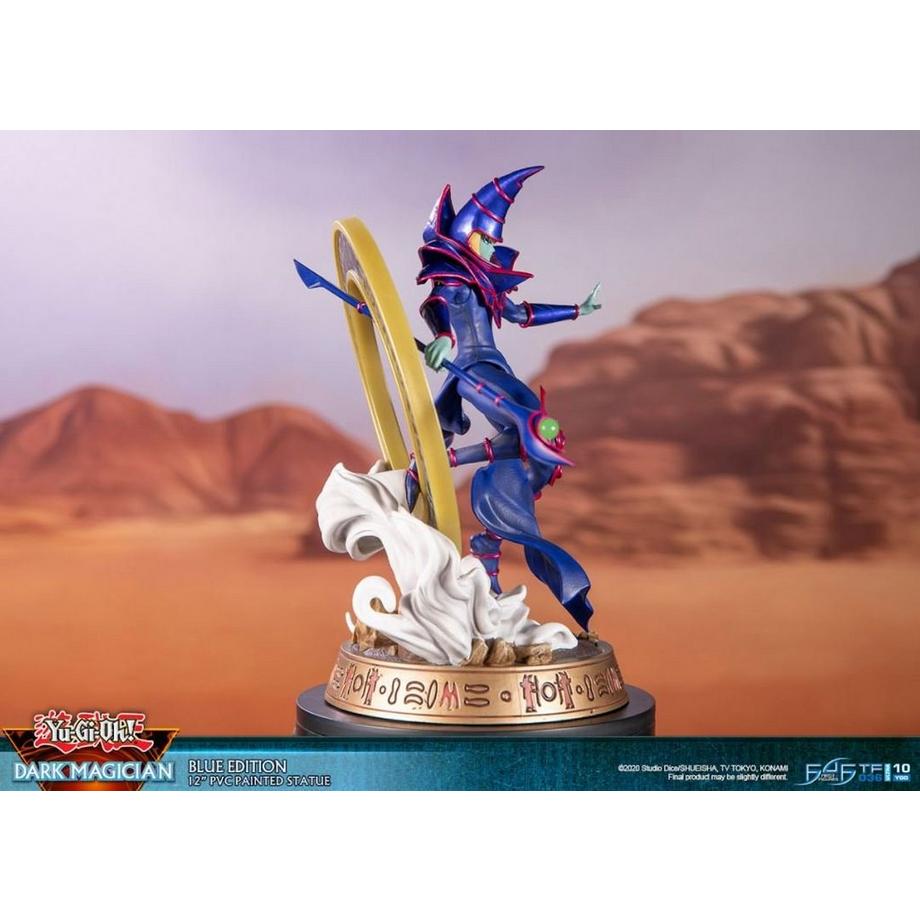 First 4 Figures  Figur: Yu-Gi-Oh! Dark Magician (Blue Edition) (29 cm) 