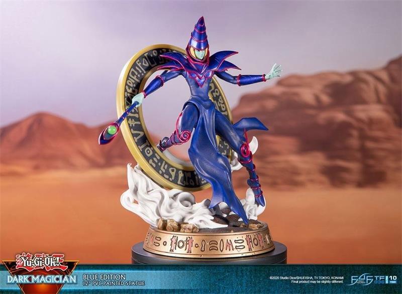 First 4 Figures  Figur: Yu-Gi-Oh! Dark Magician (Blue Edition) (29 cm) 