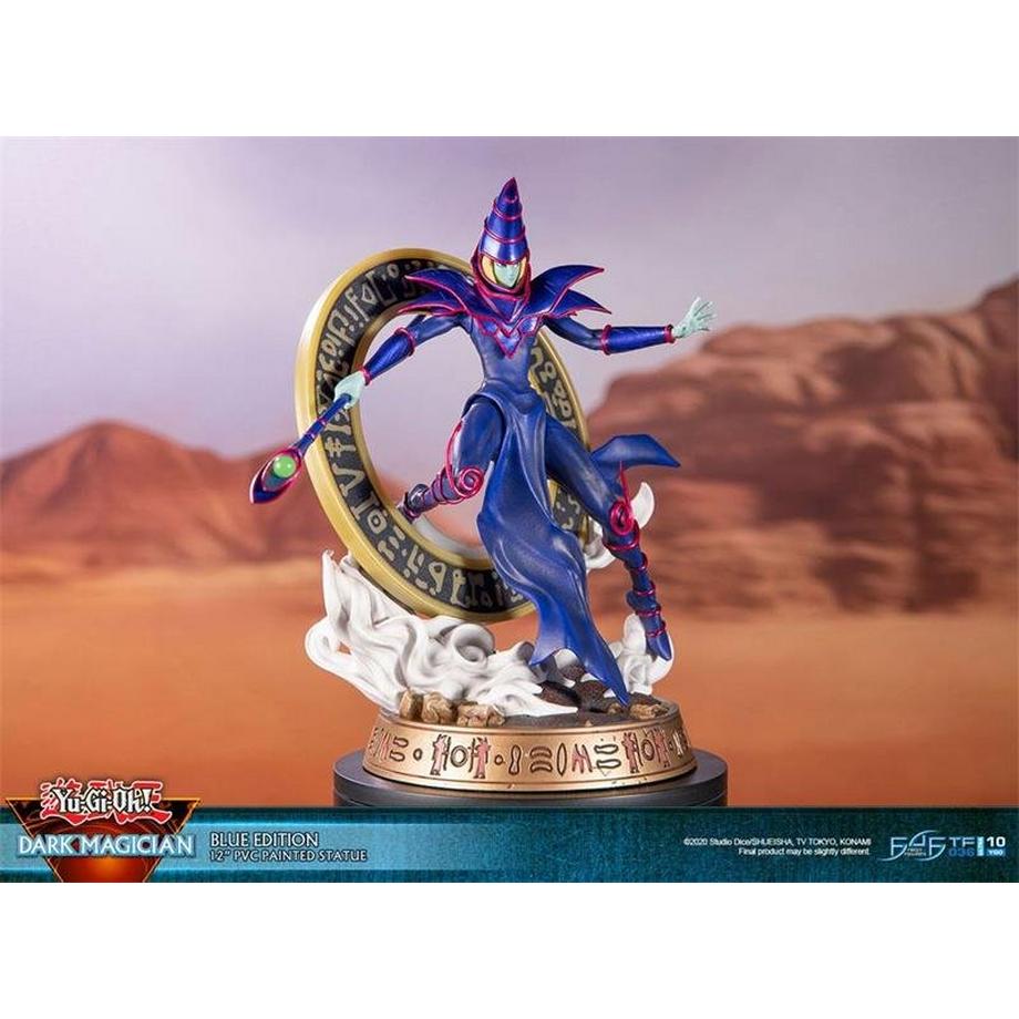 First 4 Figures  Figur: Yu-Gi-Oh! Dark Magician (Blue Edition) (29 cm) 