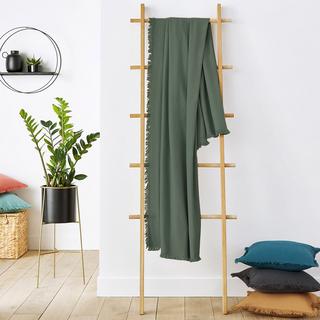 La Redoute Intérieurs Plaid Panama à Franges  