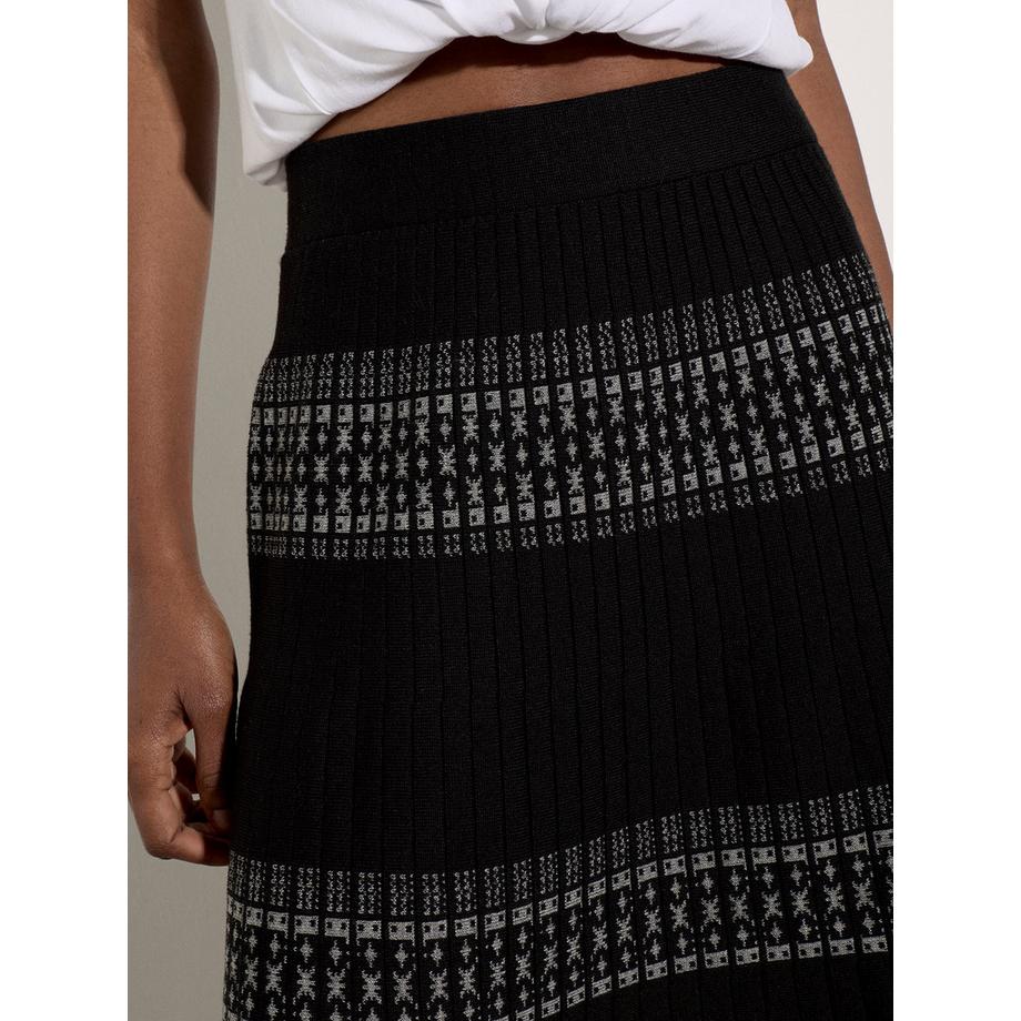 APRICOT Jupe midi à motifs bohèmes  