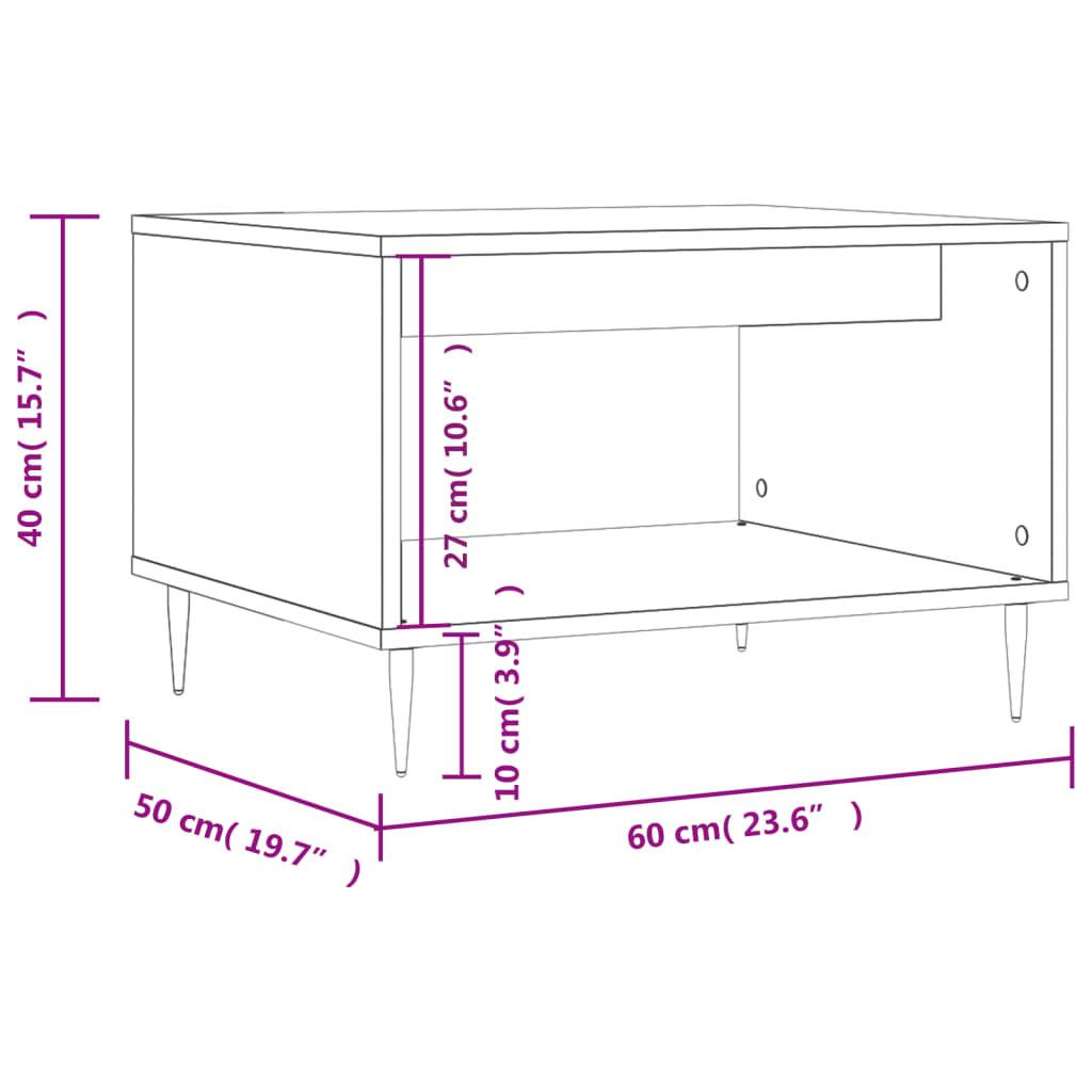 VidaXL Table basse bois d'ingénierie  