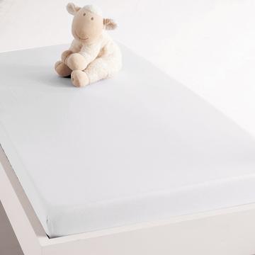 Drap housse enfant uni en polycoton