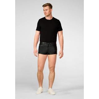 RICANO  Shorts en cuir pour hommes, en cuir de vache ciré de haute qualité. 