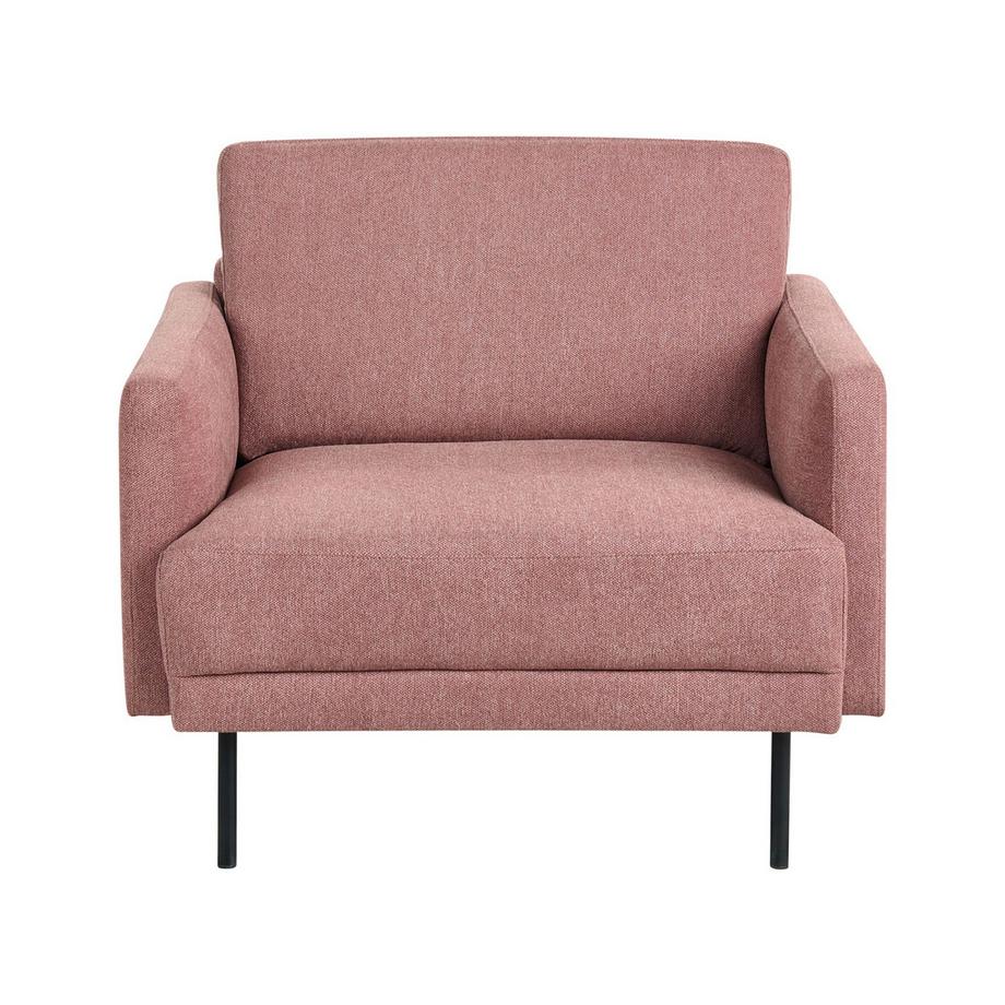 Beliani Sessel aus Stoff Minimalistisch BREDA  