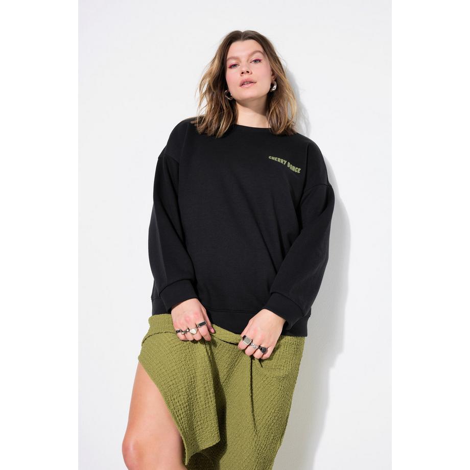 Studio Untold Felpa oversize con stampa ciliegie  