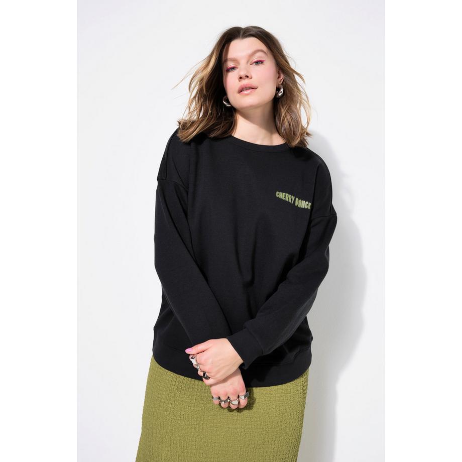 Studio Untold Felpa oversize con stampa ciliegie  