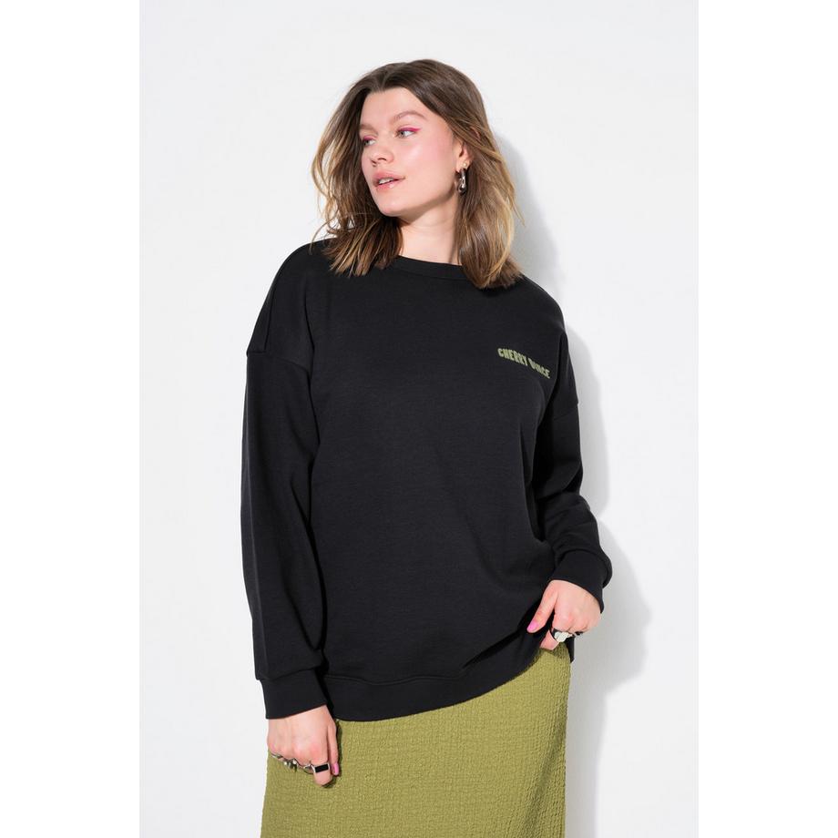 Studio Untold Felpa oversize con stampa ciliegie  