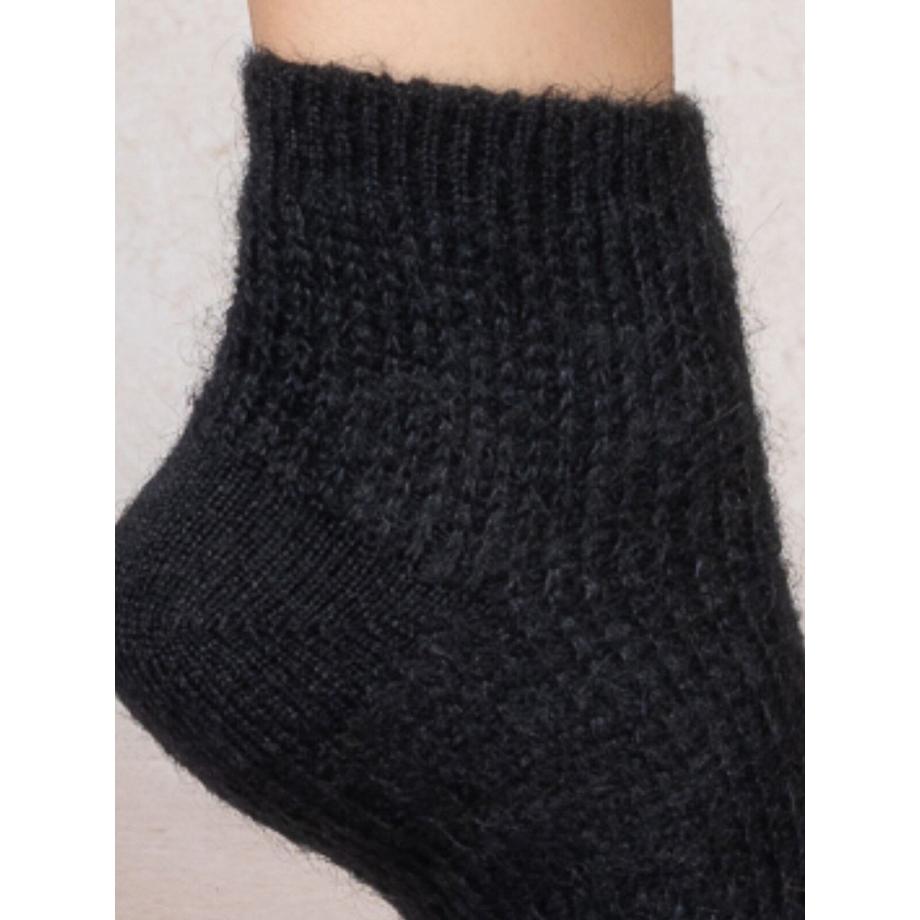 BLEU FORET Chaussettes en laine d'alpaga  