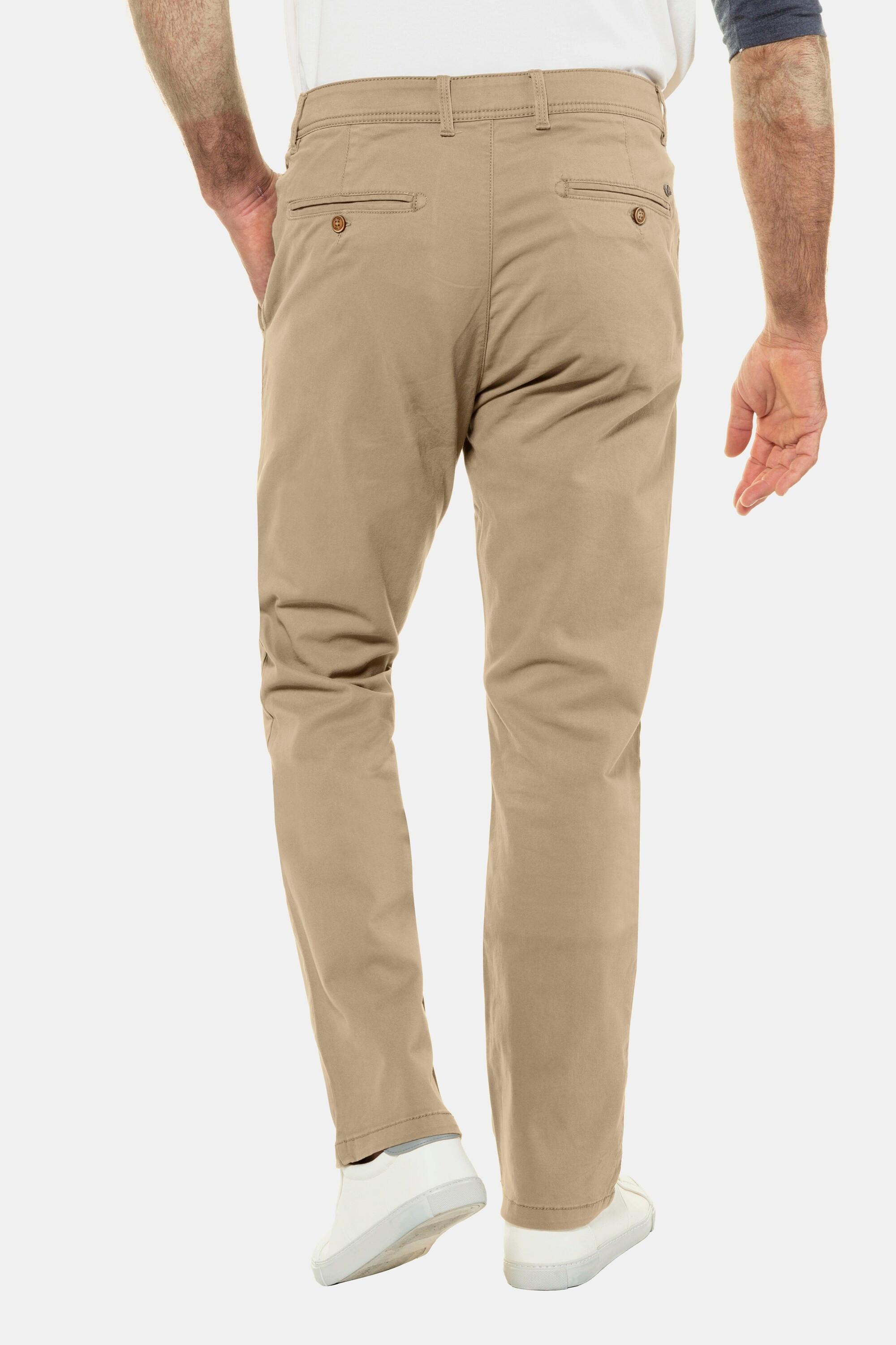 JP1880  Pantaloni chino con cintura elastica e vestibilità normale, fino alla tg. 70/35 