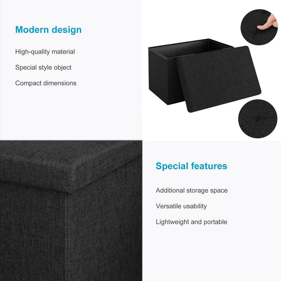 Intirilife Pouf Pliable  