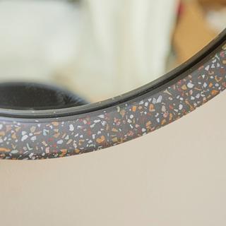 Tikamoon Specchio in battuto di terrazzo 50 cm, confetti Lilo  