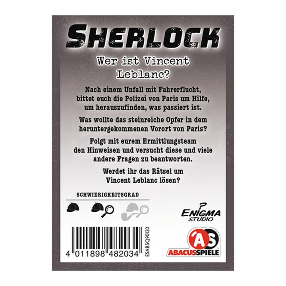Abacus  Spiele Sherlock - Wer ist Vincent Leblanc 