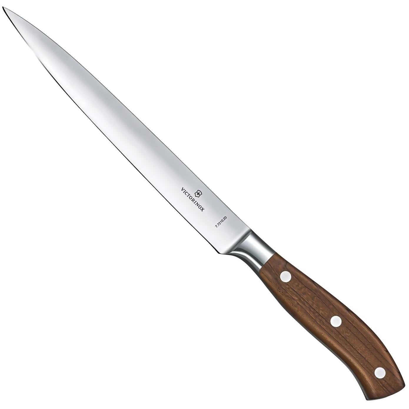 VICTORINOX Filletiermesser Kochmesser 20 cm Holzgriff 20cm  