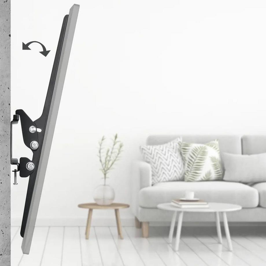 hama  HAMA TV-Wandhalterung, neigbar, VESA bis 400 x 400, 75 Zoll, Schwarz 