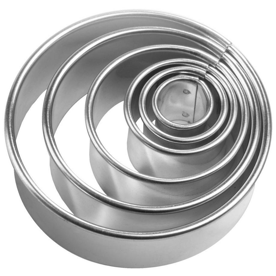 Orion  5 klassische Edelstahl-Plätzchenformen für Lebkuchen 