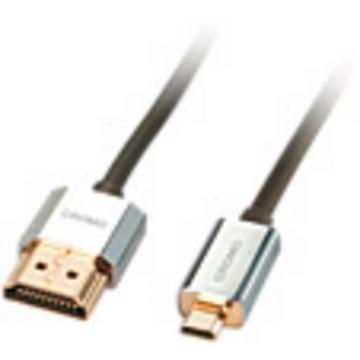 CROMO Slim High Speed HDMI to micro HDMI Cable with Ethernet - Video-Audio-Netzwerkkabel - HDMI