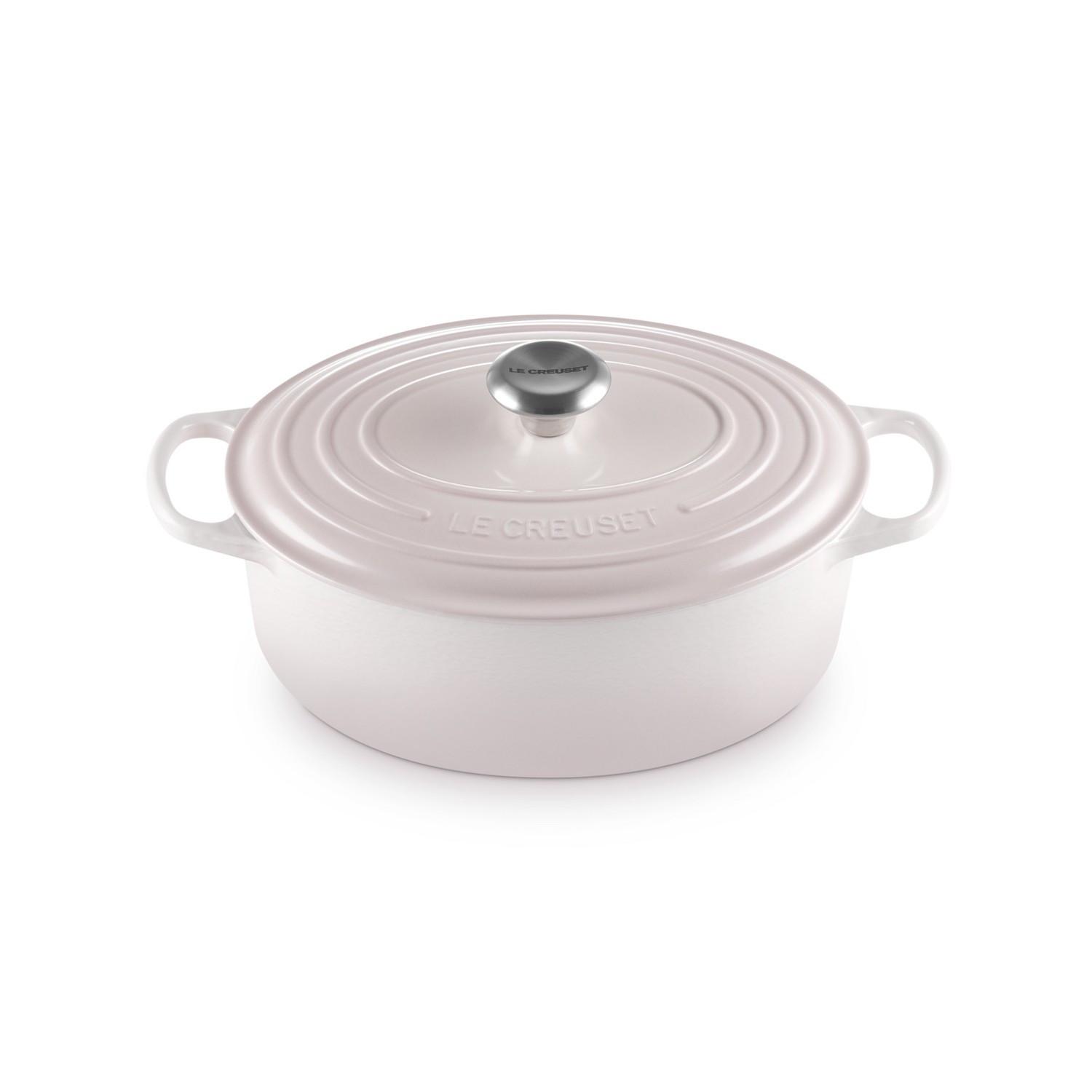 LE CREUSET Signature Bräter Oval  29 cm Shell Pink  
