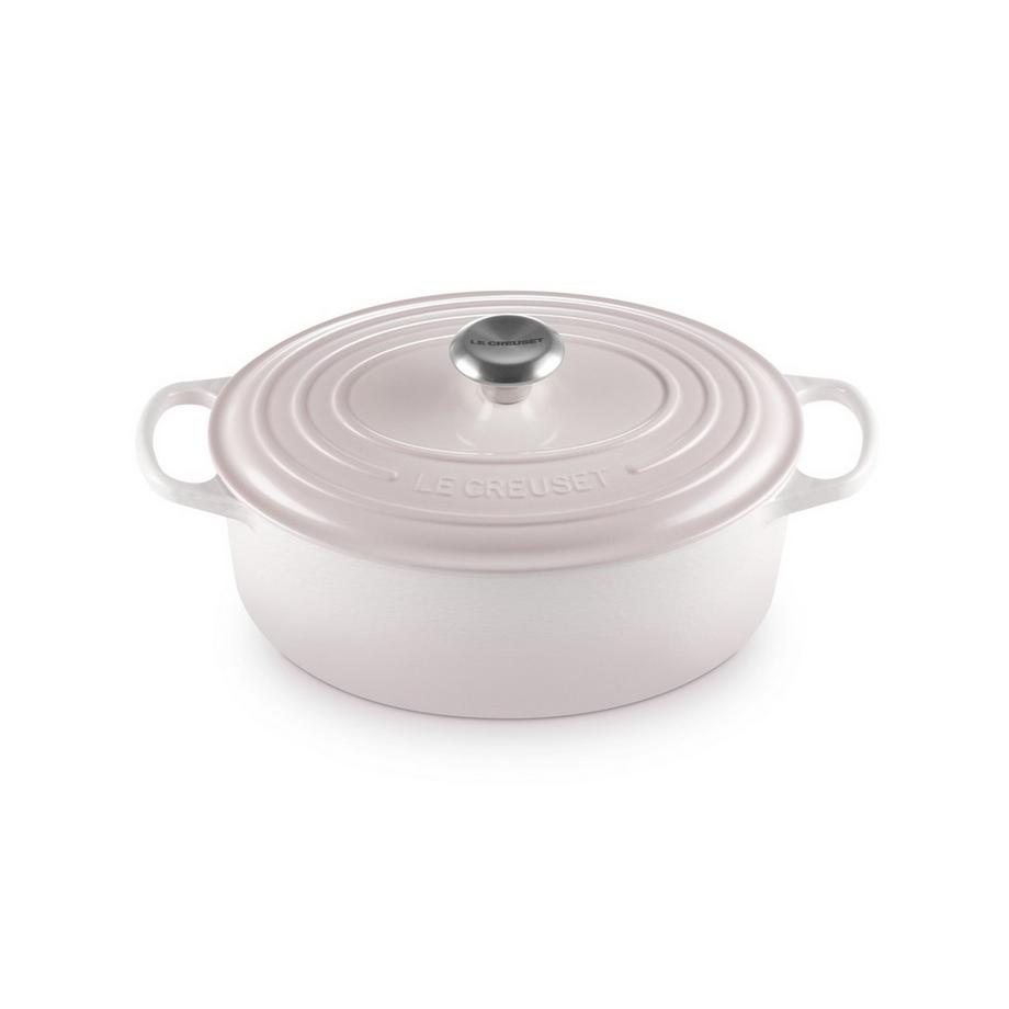 LE CREUSET Signature Bräter Oval  29 cm Shell Pink  