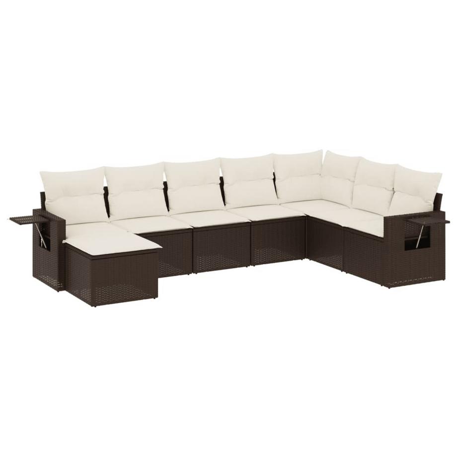 set divano da giardino Polirattan