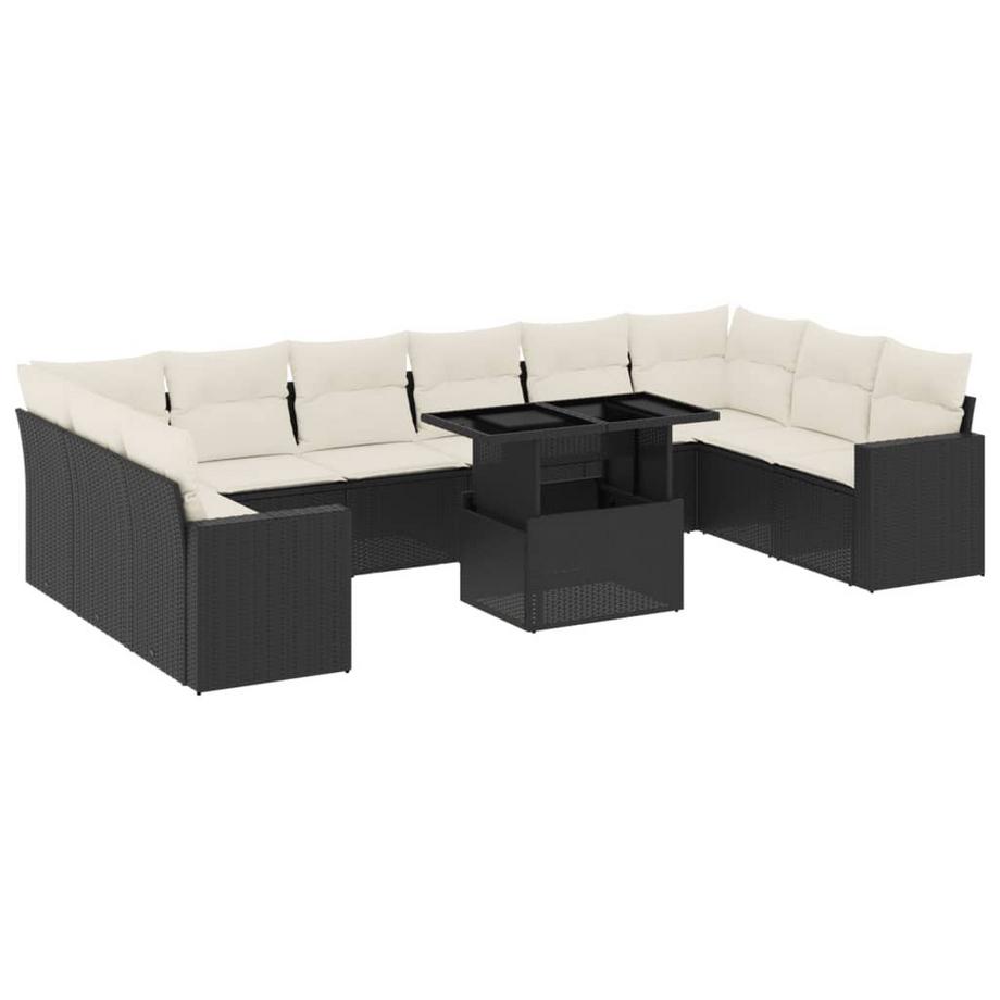 set divano da giardino Polirattan