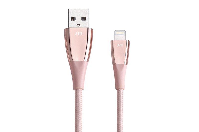 justmobile  ZinCable 1,5 m Or rose 