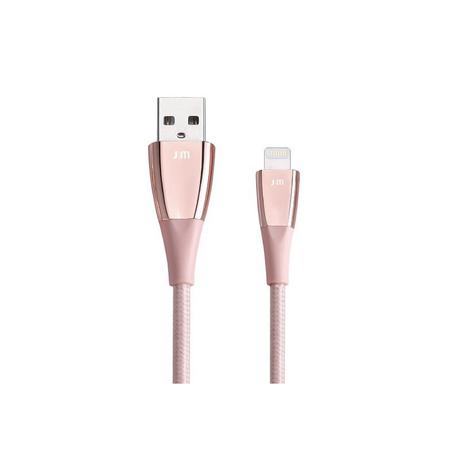 justmobile  ZinCable 1,5 m Or rose 
