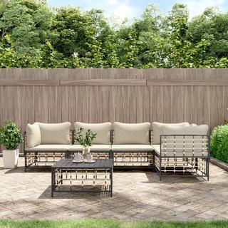 VidaXL Garten lounge set poly-rattan  