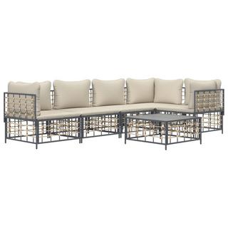 VidaXL Garten lounge set poly-rattan  