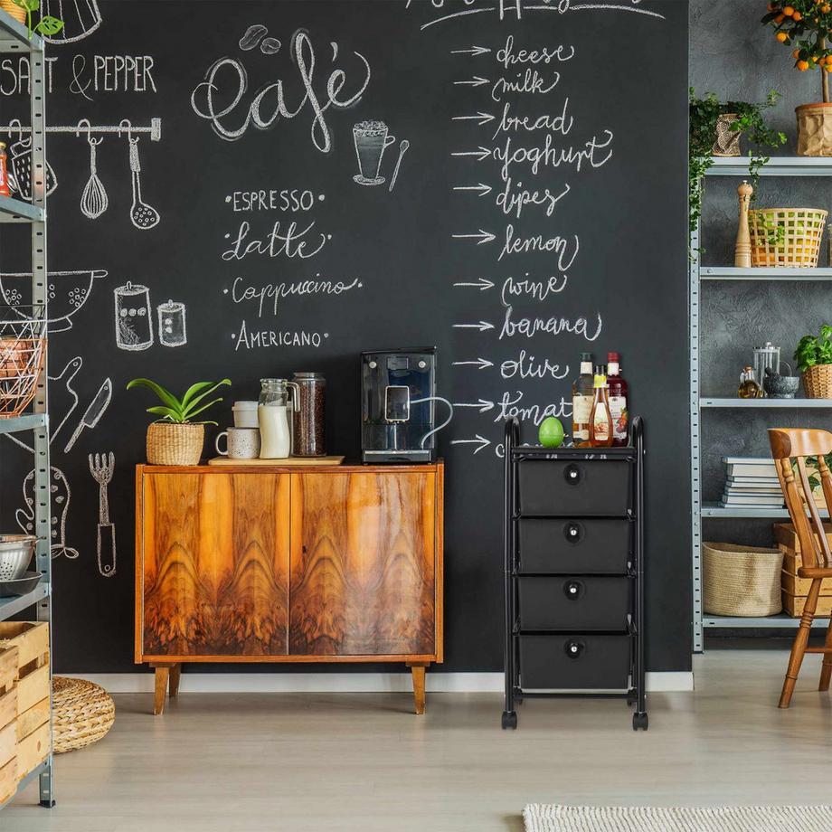 B2X Badezimmerwagen mit 4 Schubladen  