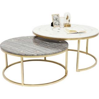 KARE Design Table d'appoint Mystic Round (2/ensemble)  