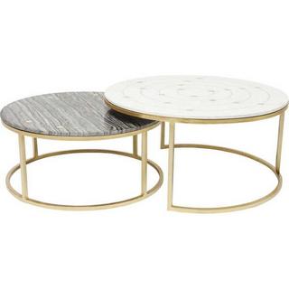 KARE Design Table d'appoint Mystic Round (2/ensemble)  