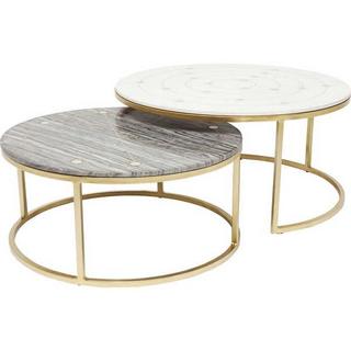 KARE Design Table d'appoint Mystic Round (2/ensemble)  