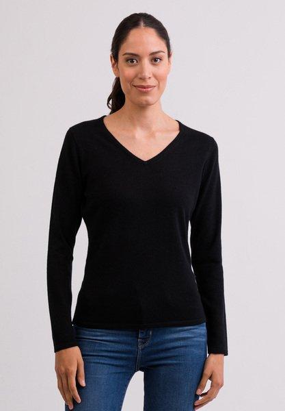 CASH-MERE.CH  Kaschmir V-Ausschnitt Pullover 