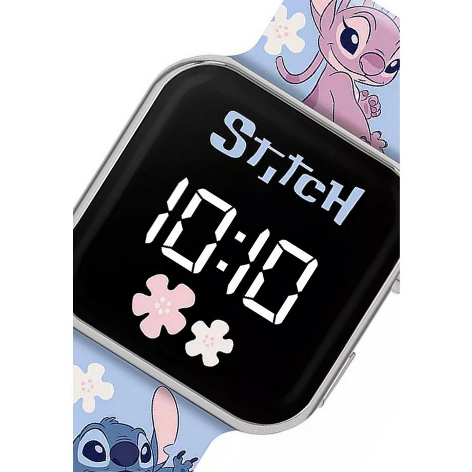 Disney  Stitch & Angel LED Uhr   Aufdruck 