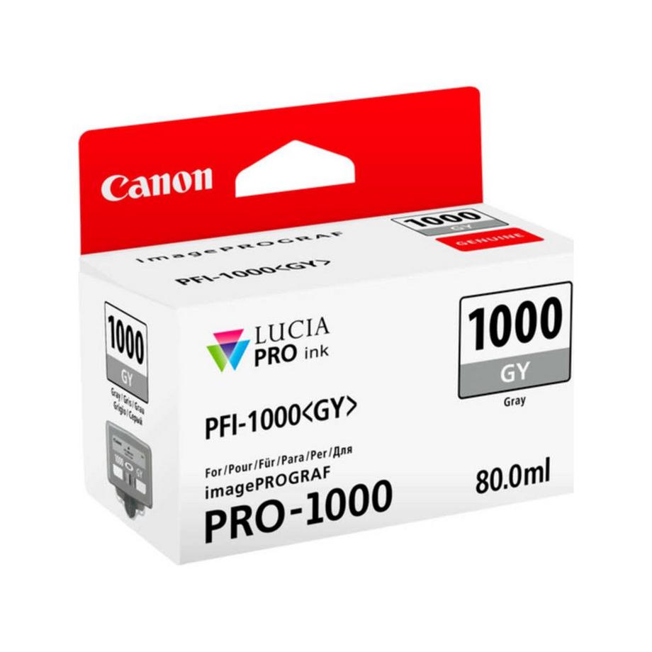 Canon  CANON Tintenpatrone grau PFI-1000 iPF PRO-1000 80ml 