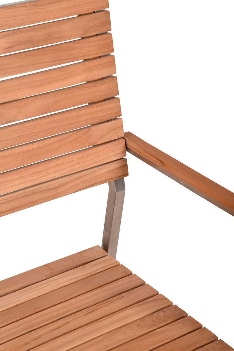 mutoni pleasure Garten Essgruppe Denver I Teak natur (5-tlg)  