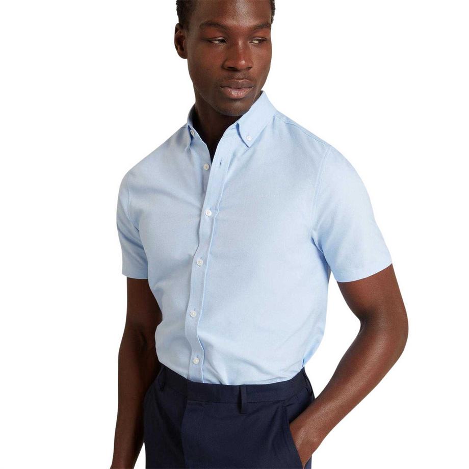 TED BAKER  Camicia Regolare Oxford Maniche Corte 