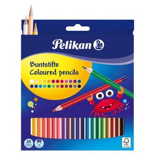 Pelikan PELIKAN Buntstifte sechseckig 724013 24 Farben  